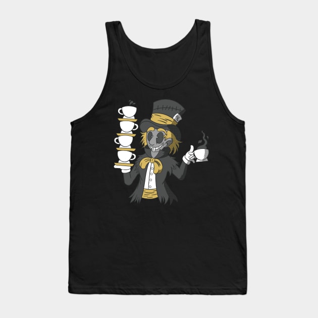 Old School Mad Hatter Tank Top by GoldenHorror